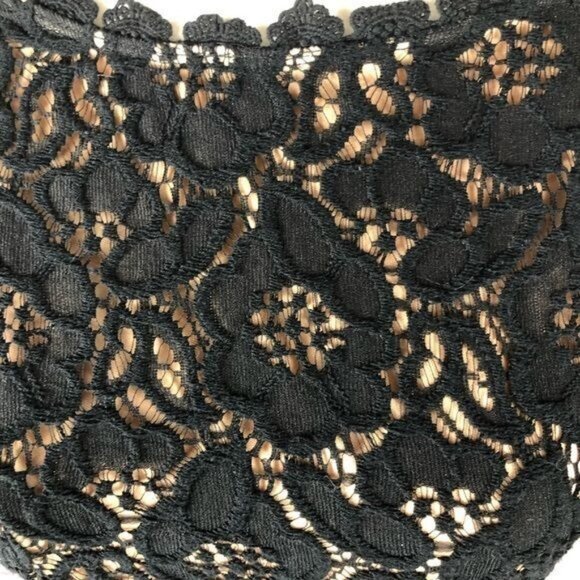 Jodi Kristopher Black Lace Overlay Sleeveless Dressy Occasion Dress size 11 - Picture 4 of 10